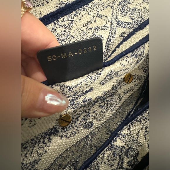 SOLD Dior Saddle bag toile de jouy - Picture 8 of 8